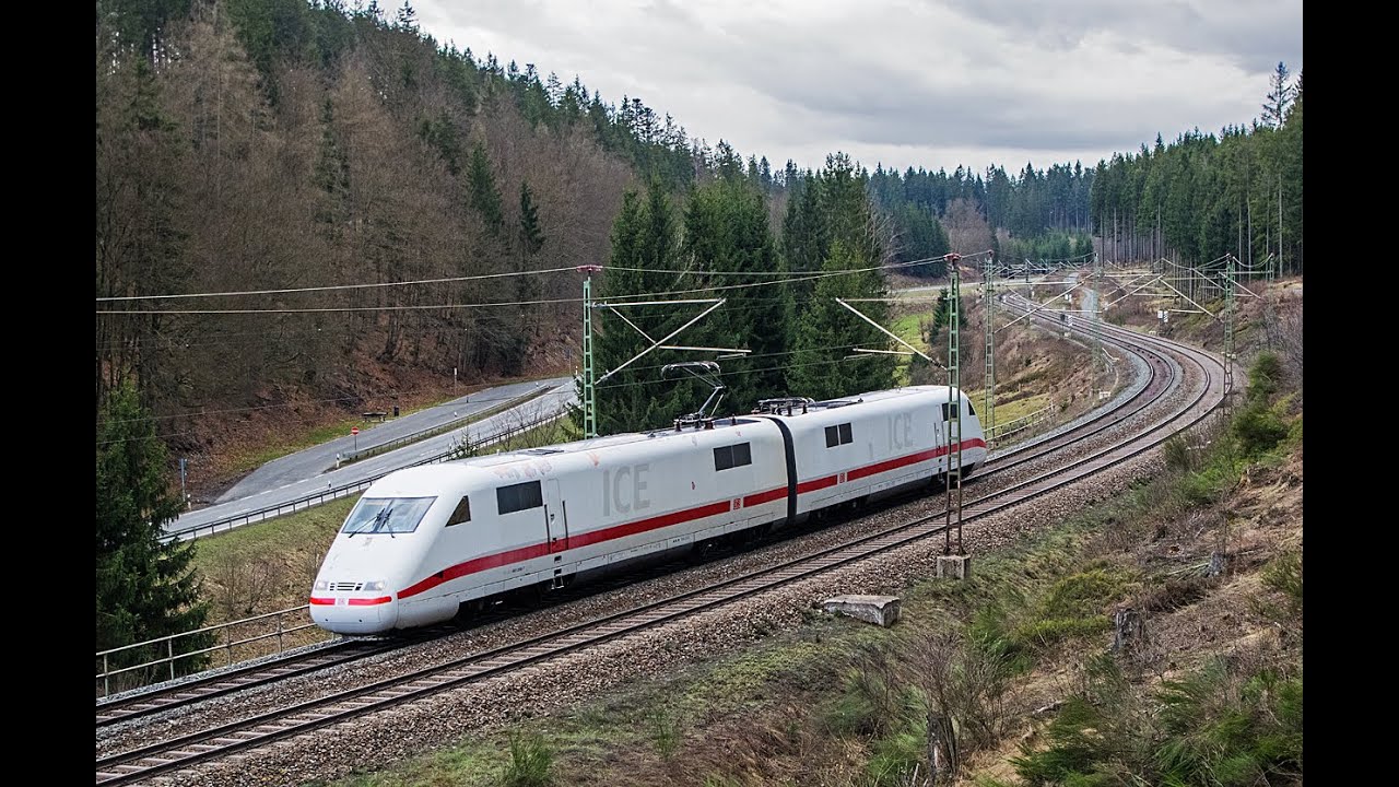 ICE 1 Triebköpfe, Güterzug-Zwangsbremsung, Ludmilla, CD Cargo uvm. auf der Frankenwaldbahn + Bamberg