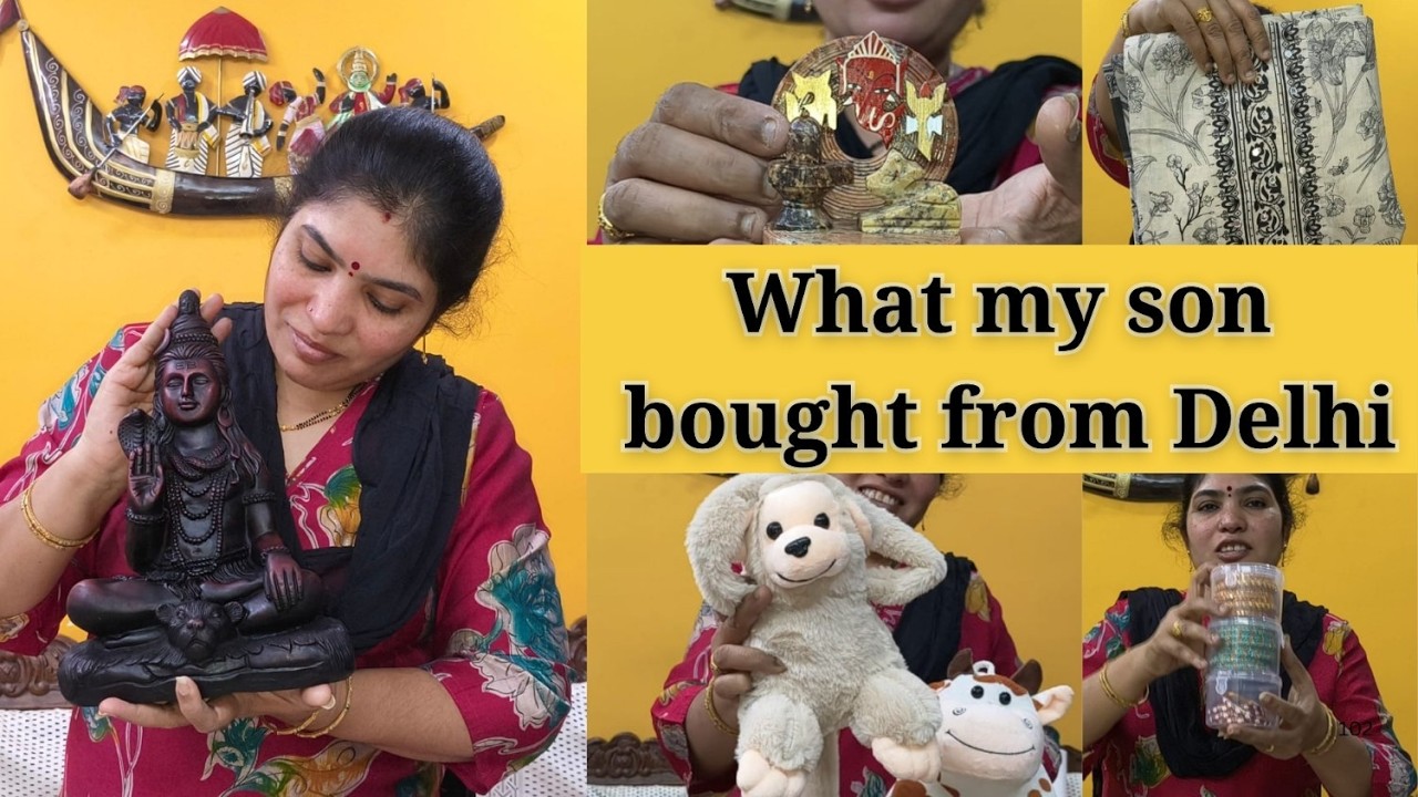 What my son bought from Delhi | Shopping Haul #haul #shopping #delhi #gift #chandnichowk #vlog