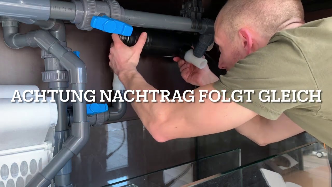 Teil 5 „Einstieg in die Riffaquaristik“ Installation der Aqua Medic Helix Max 2.0 UV-C Wasserklärer