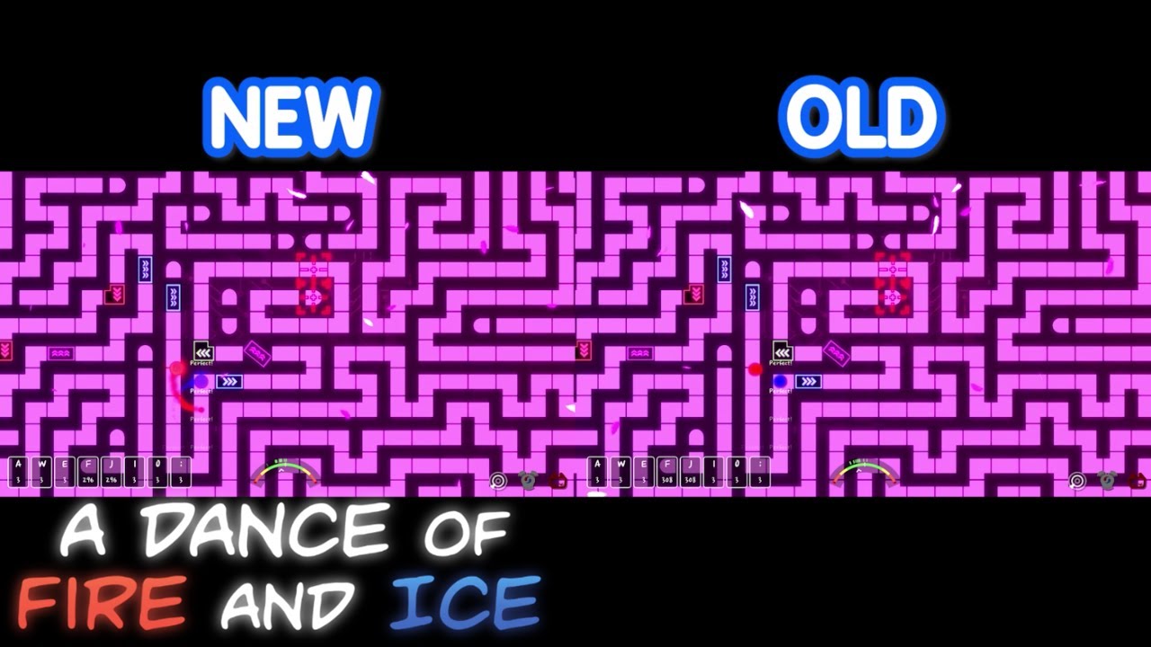 *NEW vs OLD* THE COOLEST ADOFAI CUSTOM MECHANIC | PR-X - Primrose (A Dance of Fire and Ice)