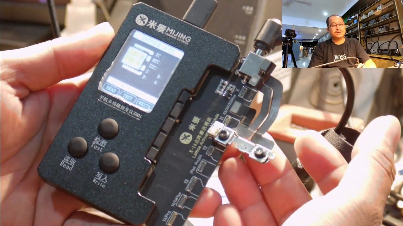 ជួសជុលស្កេនមុខ iPhone ឬ Face iD Repair By Mijing ZH01