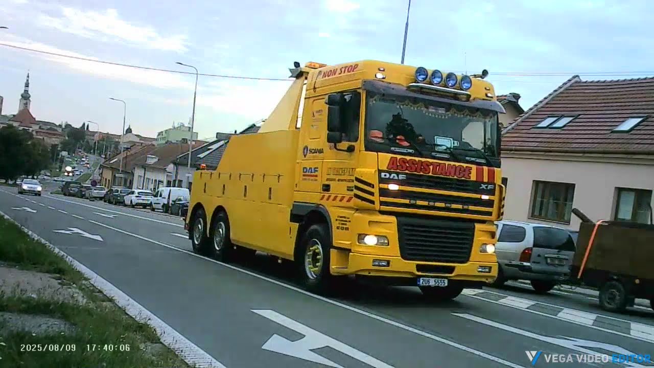 Czechoslovak Tow Schow 2025 ve Vyškově - Spanilá jízda odtahových vozidel