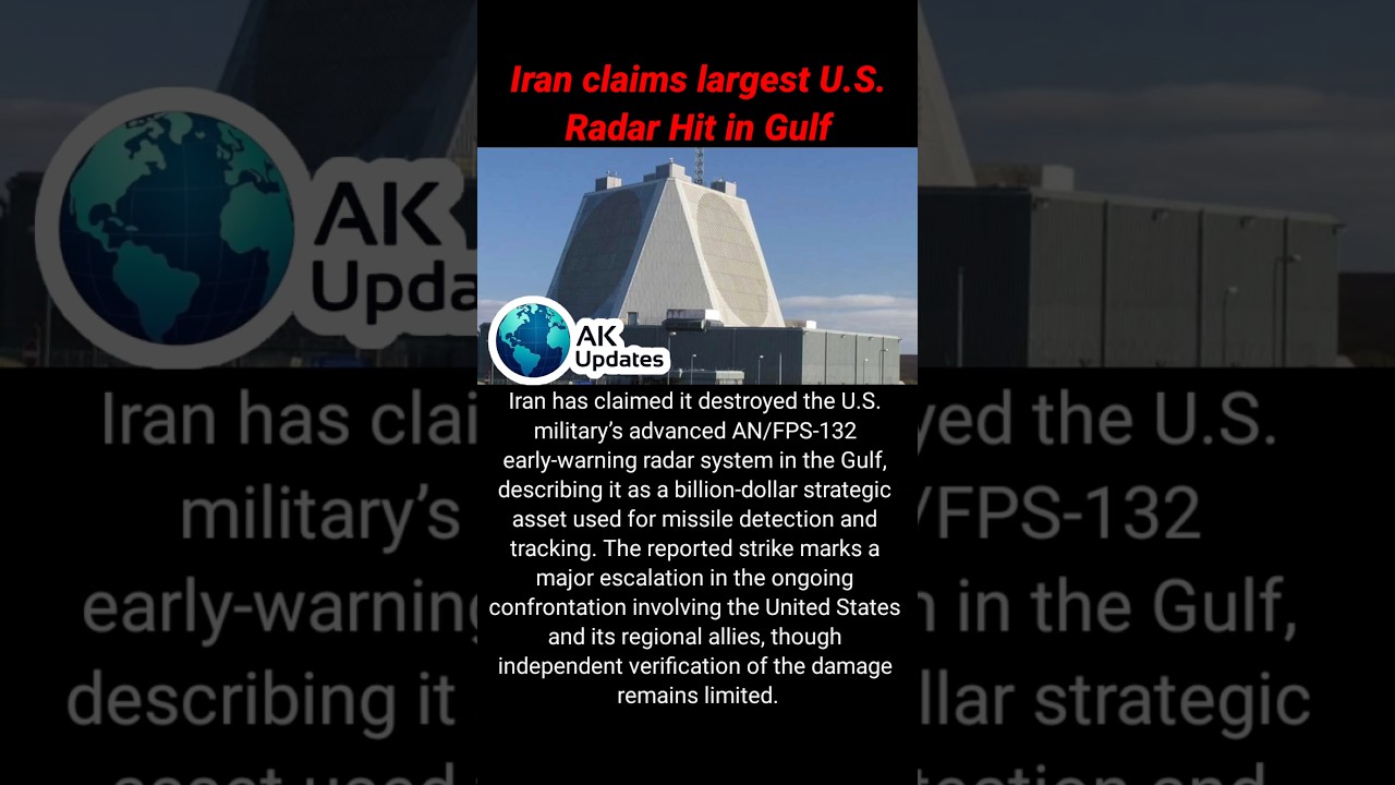Iran claims largest U.S. Radar Hit in Gulf.#iran#usa#gulf#iranvsusa#radar #newstoday