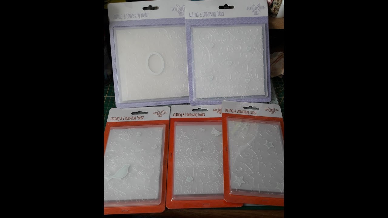 Plaques embossage de chez Action .. rendus et tests