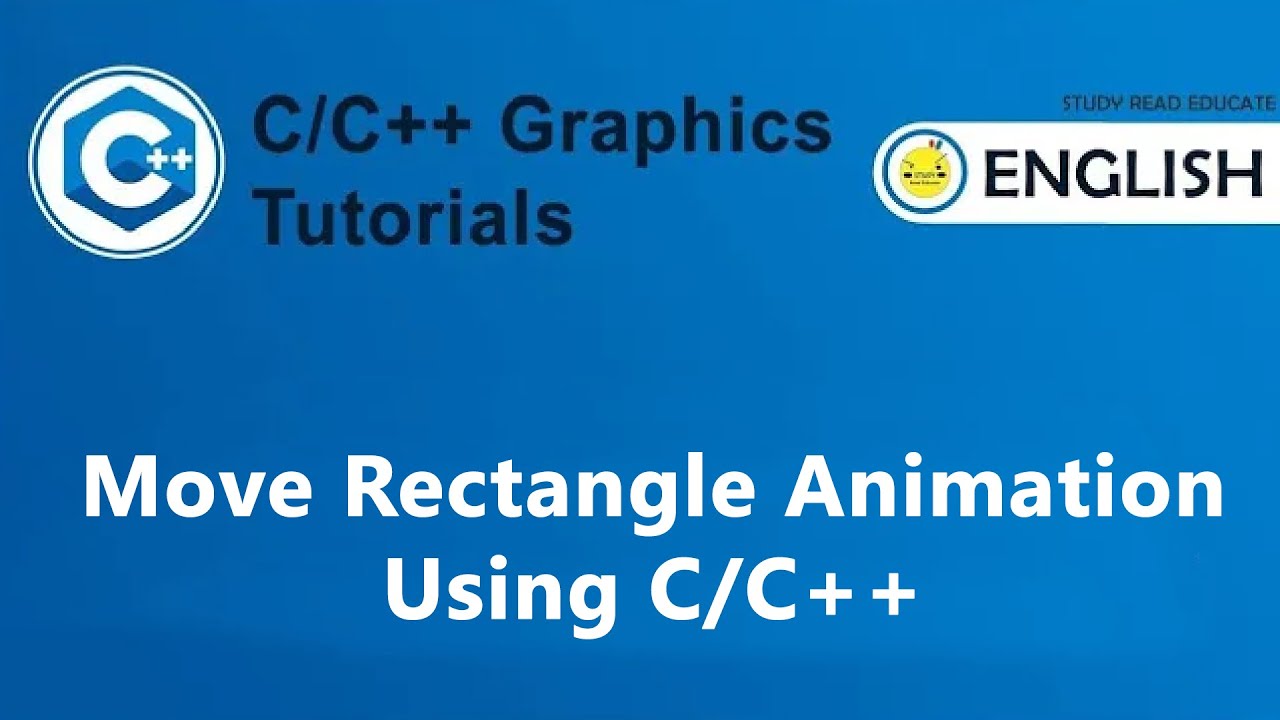 How to Move Rectangle Using C++ | Graphics in C/C++