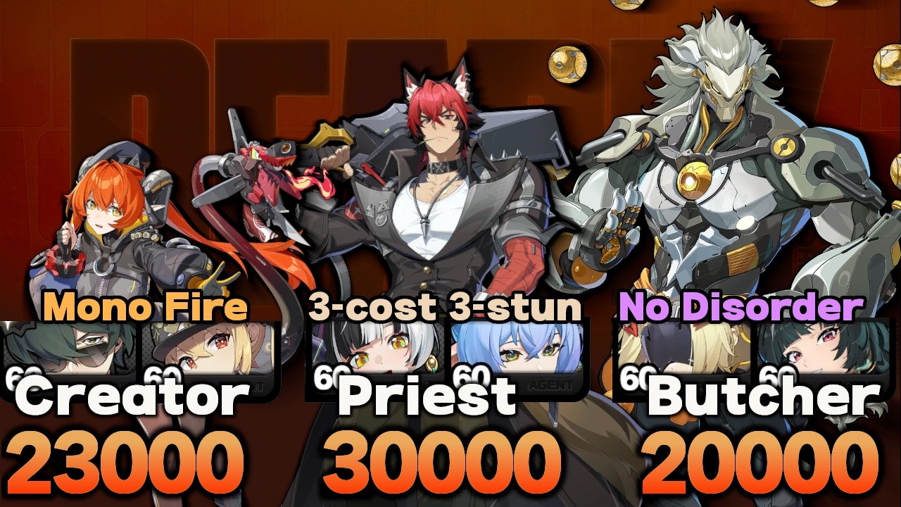 Banyue, Manato, Orphie - 9 Star DA Clear | low cost M0W1 Teams | ZZZ 2.6 Deadly Assault