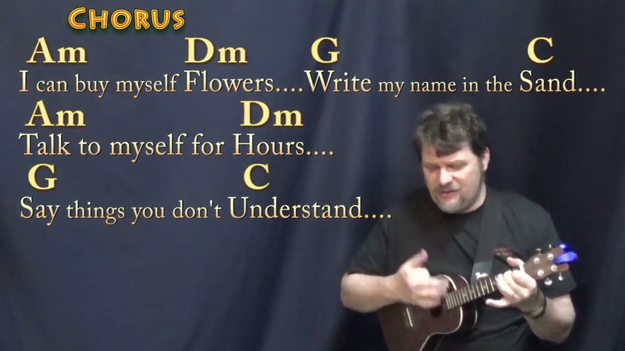Flowers (Miley Cyrus) Ukulele Cover Lesson in Am with Chords/Lyrics #flowers