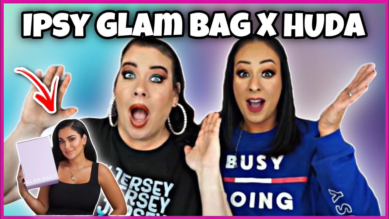 IPSY GLAM BAG X HUDA UNBOXING WITH @JustAnne