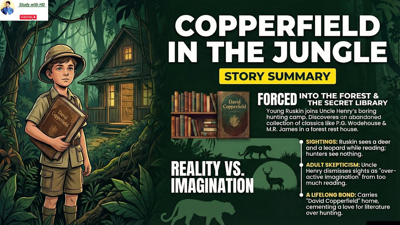 Copperfield in the jungle by Ruskin bond summary in Hindi|#meg07 #ignoumeg07 #indianwritinginenglish