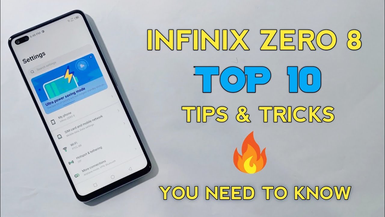 Infinix Zero 8 Top 10 Tips & Tricks You Need To Know