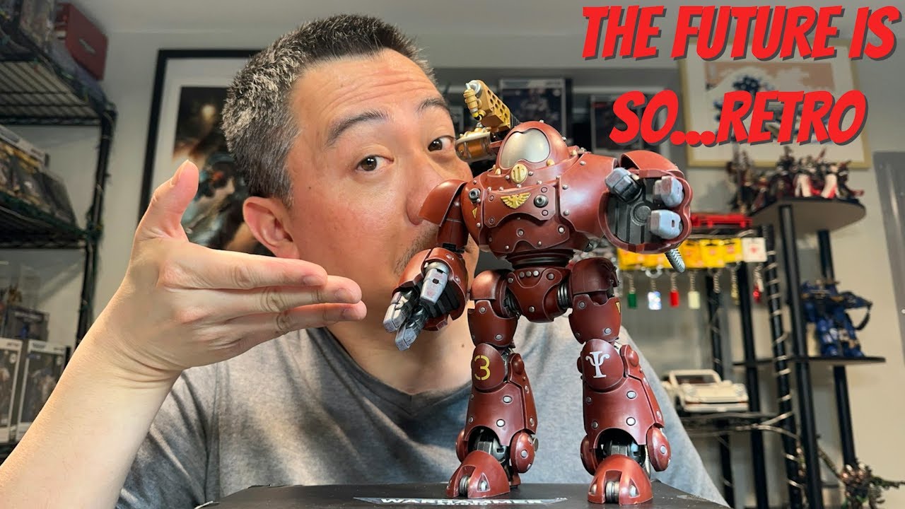 Unboxing & Review of JoyToy x Warhammer 40K Adeptus Mechanicus Kastelan Robot w/ Incendine Combuster