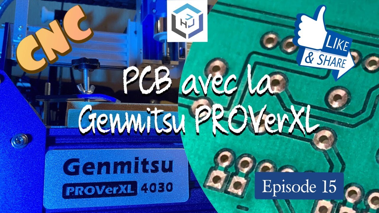 PCB avec la Genmitsu PROVerXL 4030