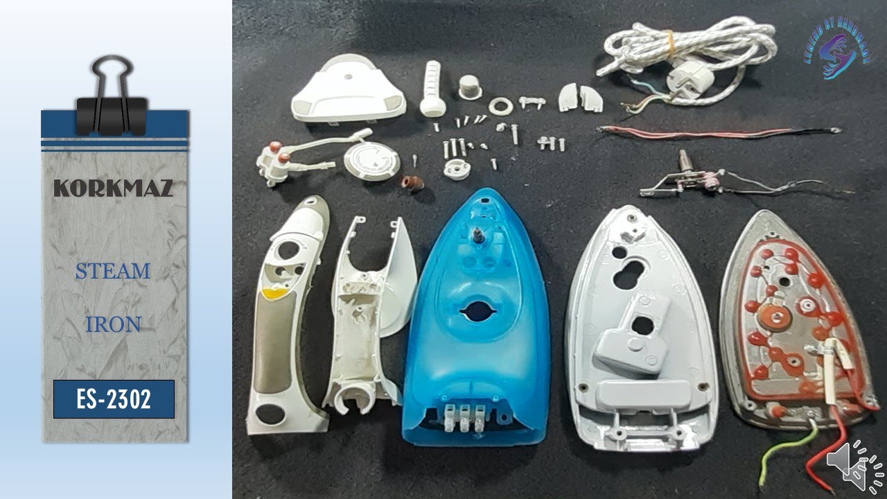 How to disassembly steam iron (KORKMAZ ES 2302)