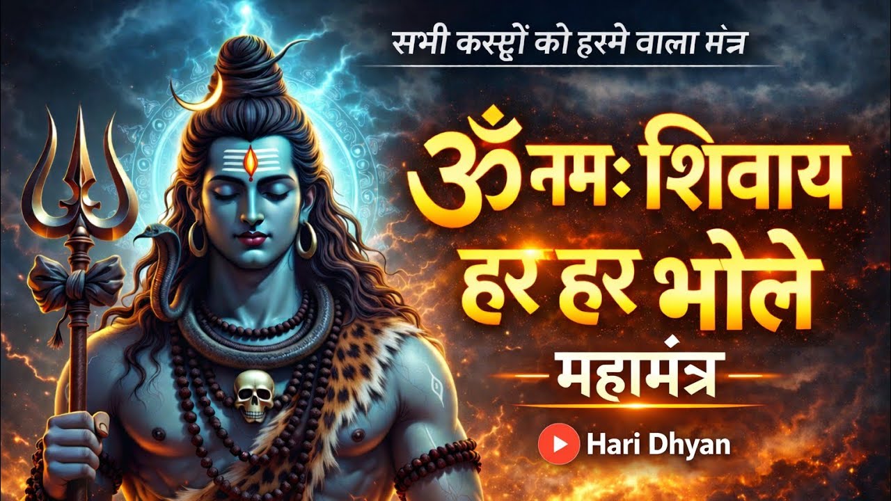 सोमवार Special | ॐ नमः शिवाय🔱 | Om Namah Shivay| हर हर भोले | शिव महामंत्र से सभी कष्ट दूर करें 🙏🔱