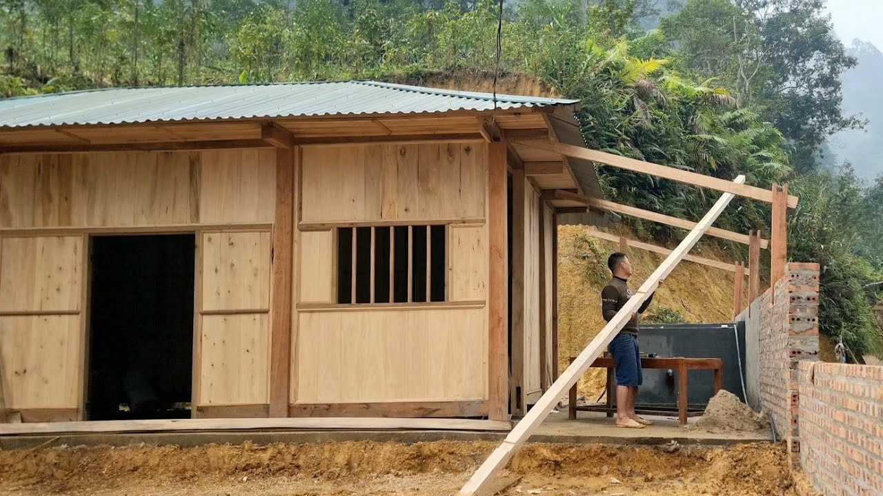 Complete the water tank and build the kitchen frame | Dang Thi Mui