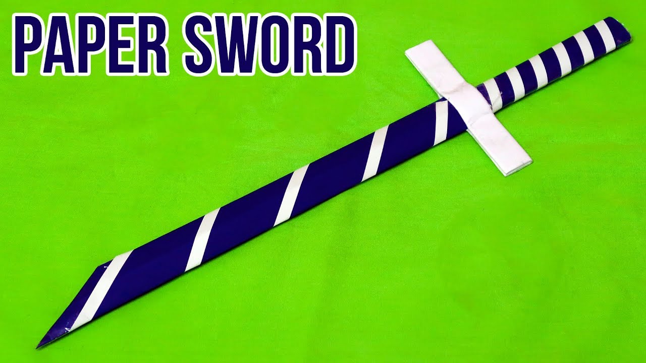 How to make a Paper Sword (Ninja Paper Sword)