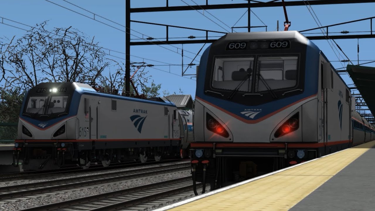 TSC: Amtrak Trains in Princeton, NJ
