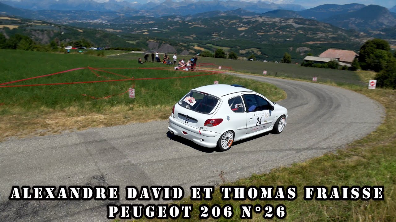 Rallye Gap Racing 2023 - Peugeot 206 N°24 - Alexandre DAVID et Thomas FRAISSE