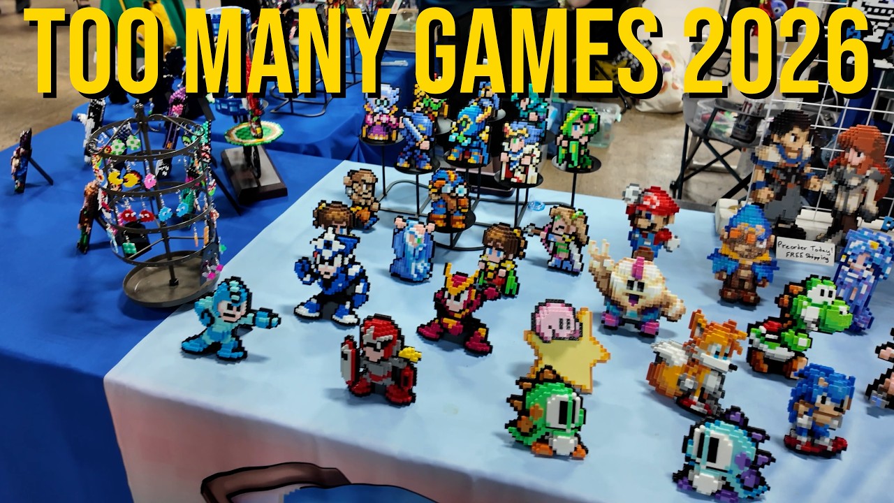 Vlog: Retro Video Game Convention (Too Many Games 2026 - Oaks, PA)