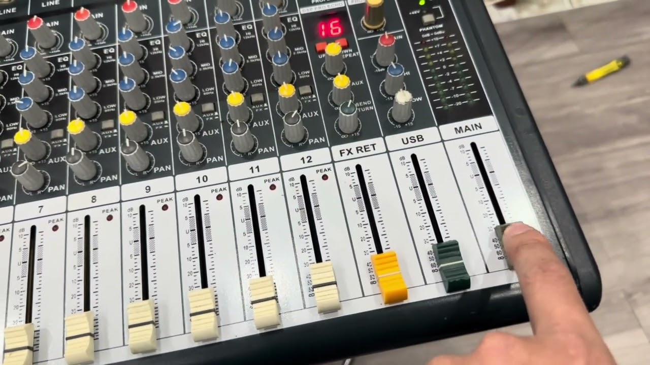 ❌Thanh lý Bàn Mixer Mickle MS 1216FX đẹp 85%. Hoạt động hoàn hảo.Mic hay-Effect ngọt ngào 0386298328