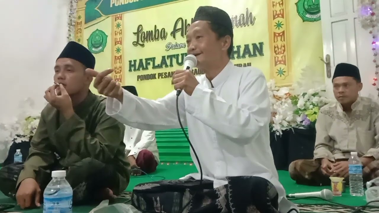 Sambutan K Imam Syadili Mahfudz Dalam rangka Haflatul Imtihan PP Raudlatuz Zahrah Kolor Sumenep 