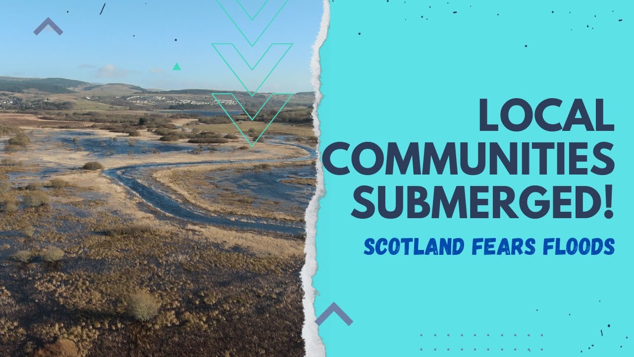 DJI Drone Flight Over Floods -  Scotland | 2022