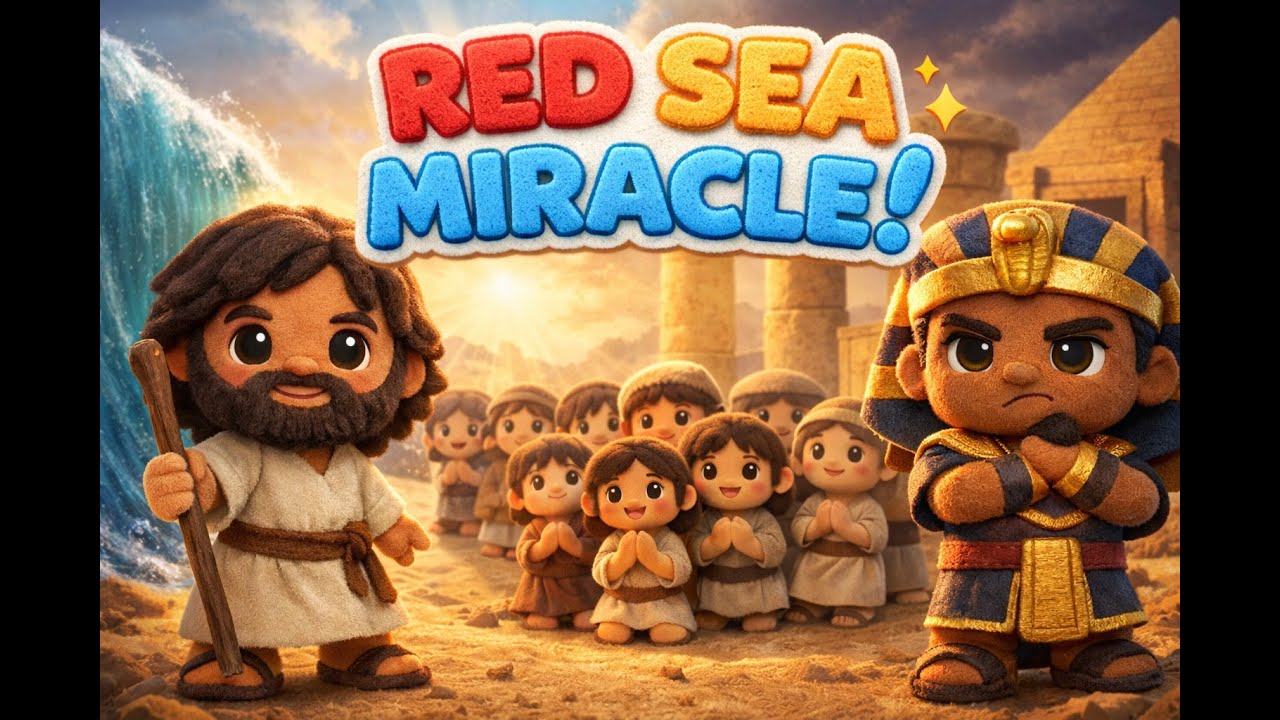 Moses Parts the Red Sea | Amazing Bible Story for Kids