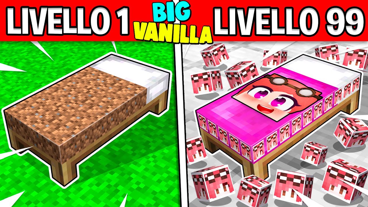 HO CREATO IL LETTO DI PHERE NELLA BIG VANILLA! - MINECRAFT