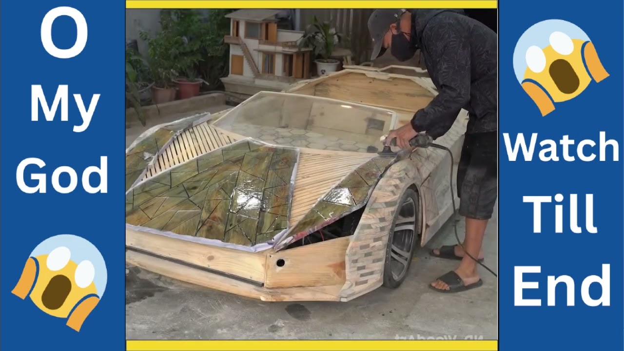 Man Builds a Handmade Car Using Iron & Wood | Incredible Craftsmanship
