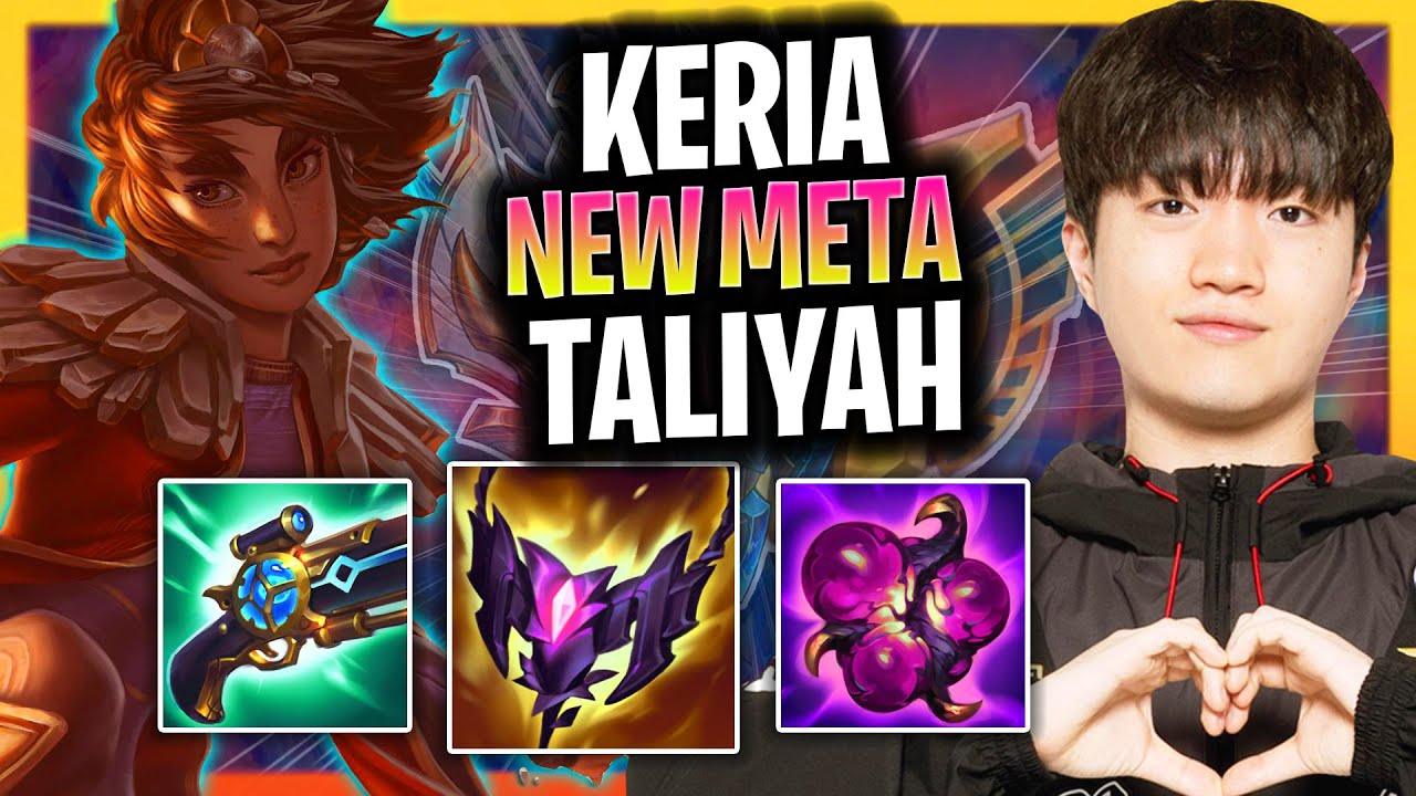 KERIA STRONG NEW META TALIYAH SUPPORT! | T1 Keria Plays Taliyah Support vs Zyra!  Season 2025