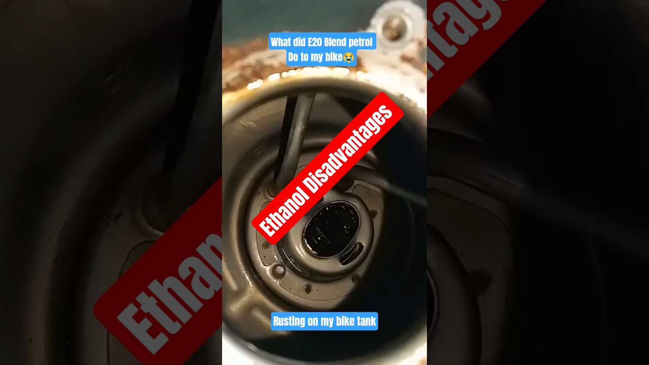 E20 Blend petrol made my tank rust😭 ll Disadvantages of E20 petrol #e20 #ethanol #ethanolblending
