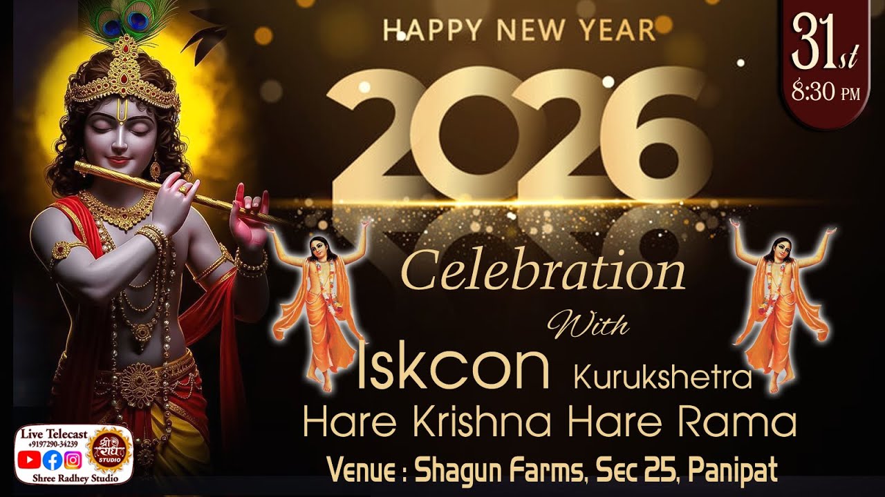 ISKCON Panipat ! New Year Celebration ! Shagun Farms, Panipat