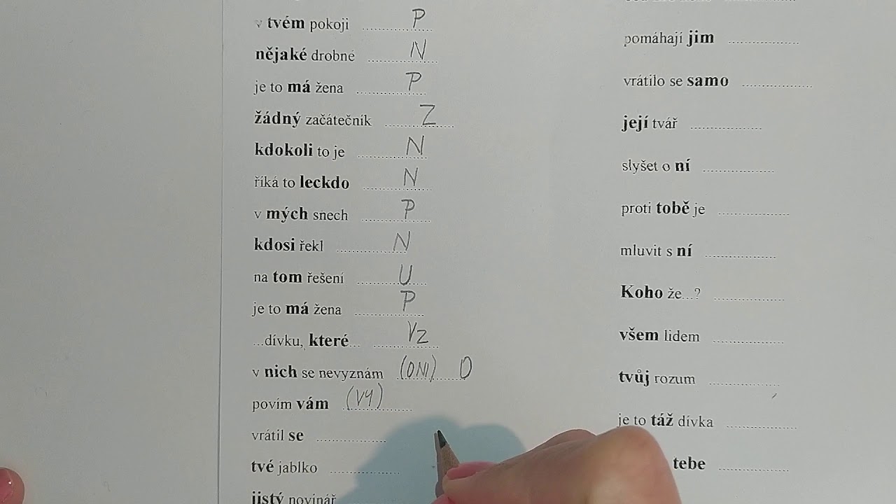 Druhy zájmen 3