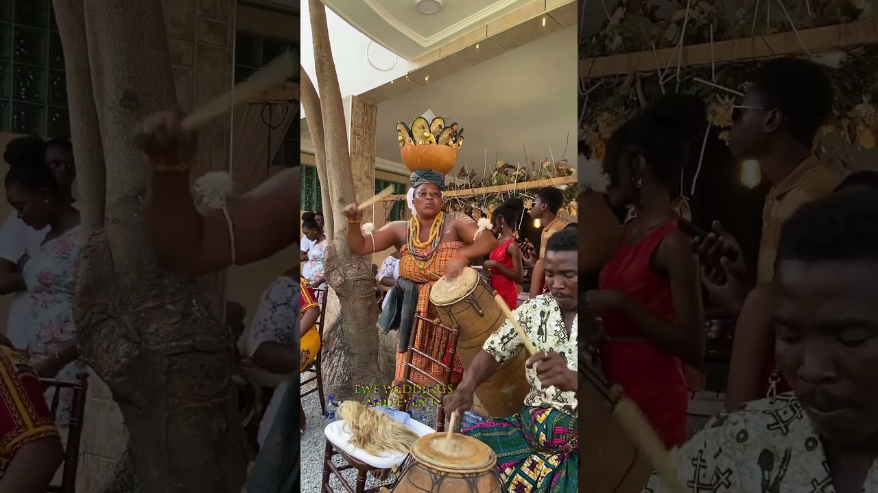 Cultural drumming and display at ANLO Traditional Wedding #ewe #africa #history #eweweddings #ghana