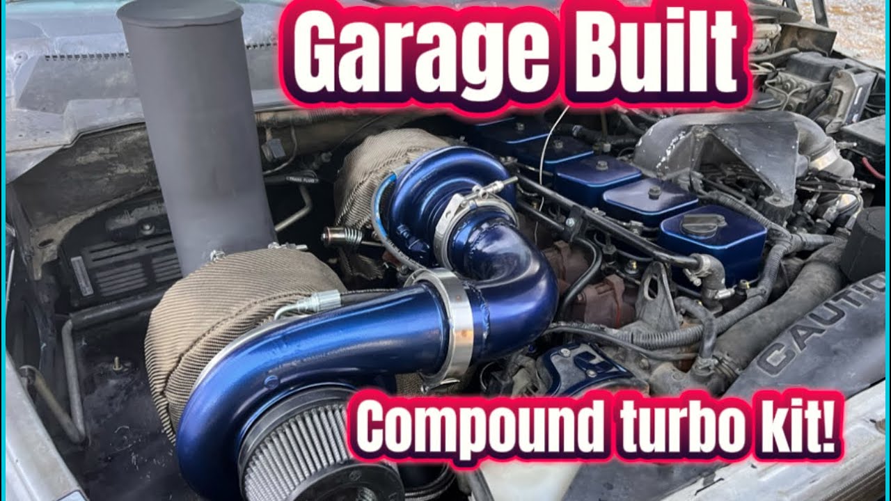 Compound turbo cummins kit built in my garage