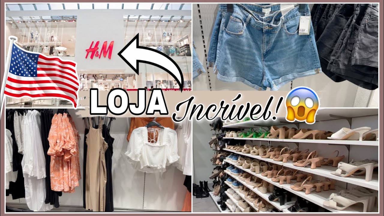 FAZENDO COMPRAS NA LOJA H&M DOS EUA 😱😍 LOJA DE DEPARTAMENTO NOS EUA - H&M DOS ESTADOS UNIDOS