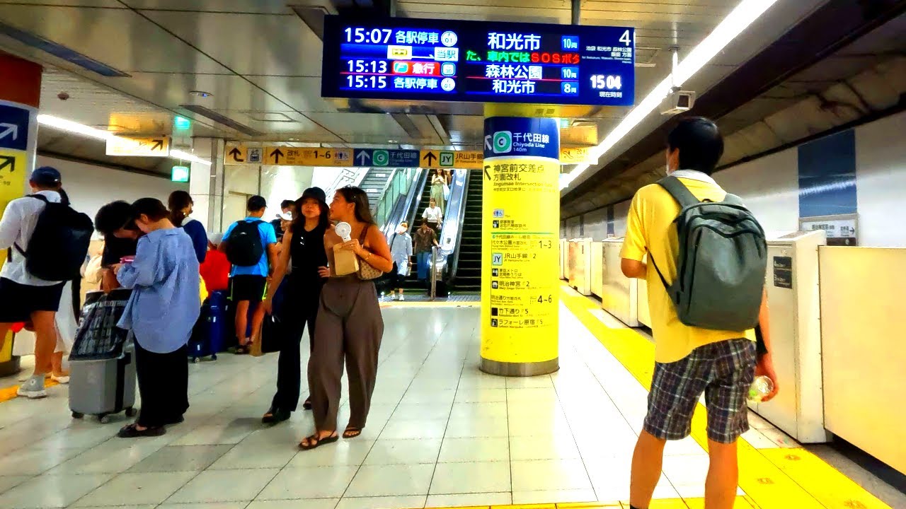 【明治神宮前駅】千代田線から副都心線への乗り換え散歩【原宿表参道】