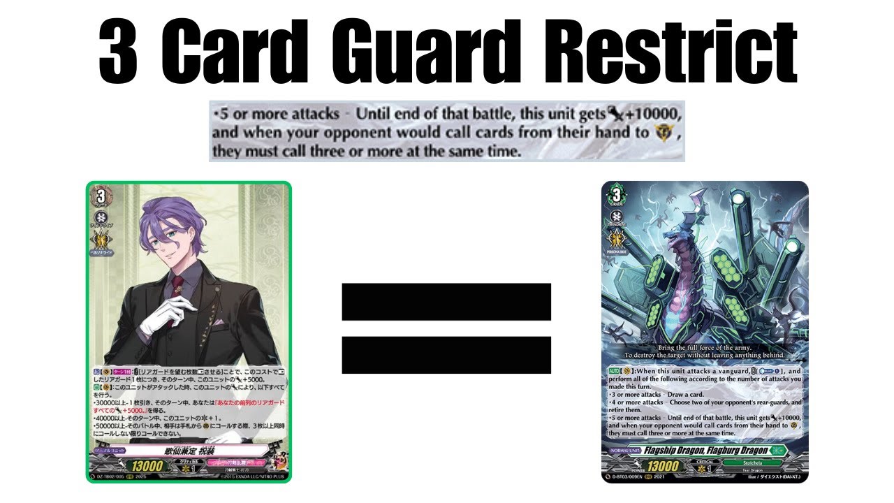 Triple Card Guard Restrict is Back in Touken Ranbu | Cardfight!! Vanguard Kasen Kanesada Reveals