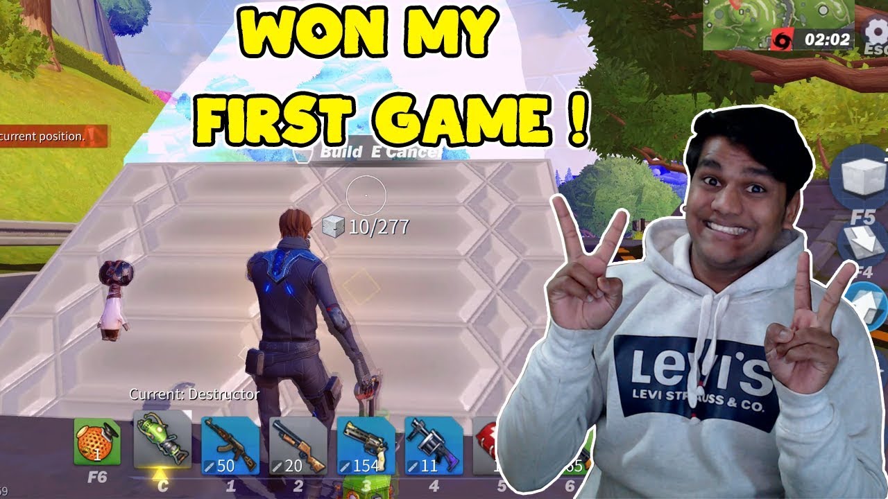 I WON MY FIRST GAME IN 