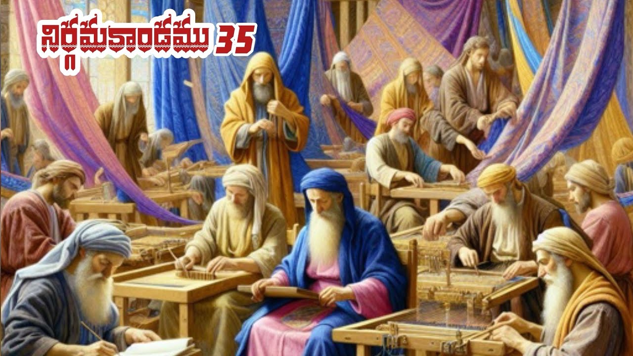 నిర్గమకాండము 35 #teluguaudiobible #audiobibletelugu #biblereadingtelugu #telugubiblereading #exodus 