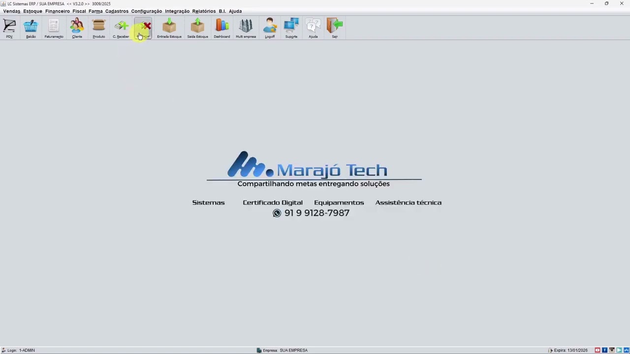 Como cadastrar os planos de contas - Marajó Tech