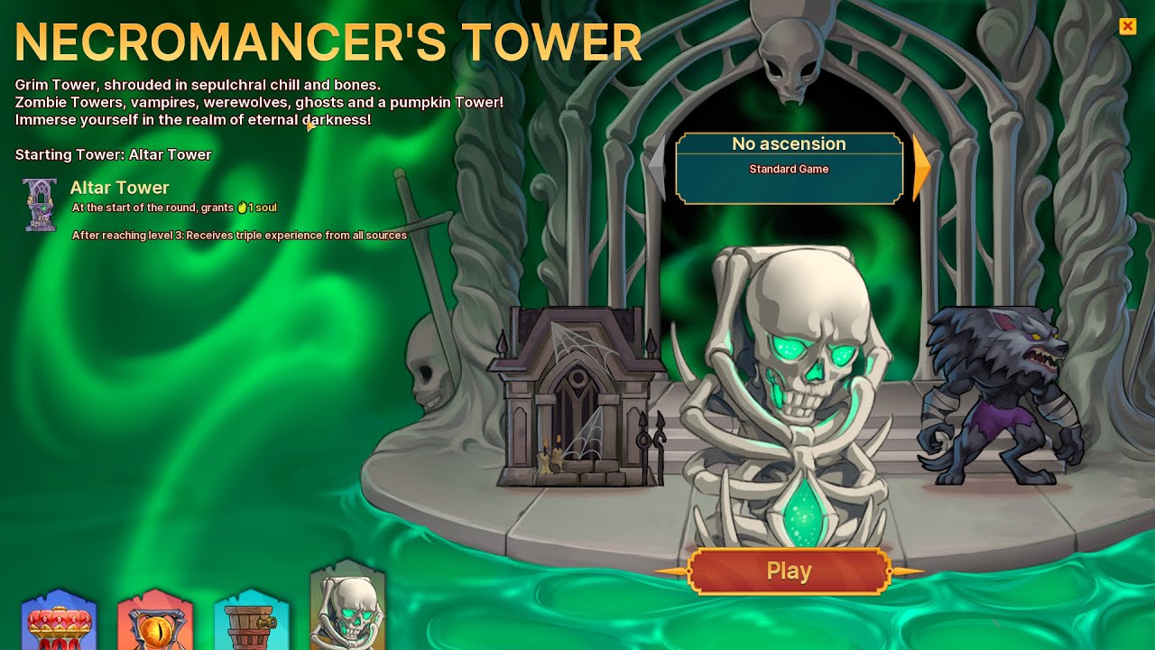 My FIRST RUN in the NECROMANCER SET! | Epic Auto Towers