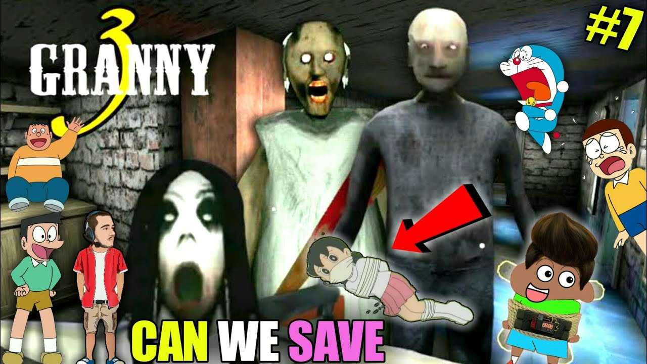 CAN WE SAVE SHIZUKA & TOMYCHAN | BYE DORAEMON | Granny 3 Escape By Doraemon | Manoj Gyanchandani