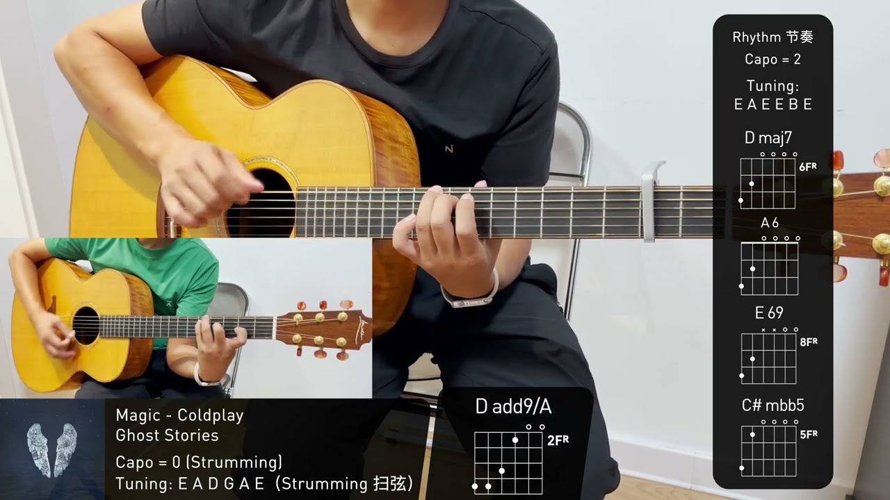 Coldplay - Magic Cover Acoustic Guitar Tabs