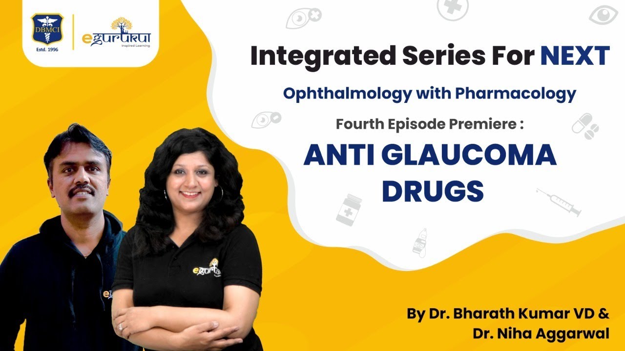 Anti Glaucoma Drugs | Integrated Series For NEXT | Ophthalmology with Pharmacology
