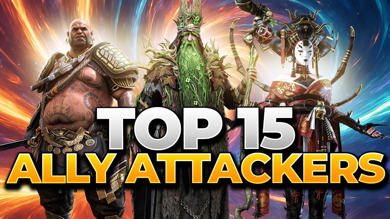 BEST ALLY ATTACKERS in ALL OF RAID (Ranked from 15 to 1)
