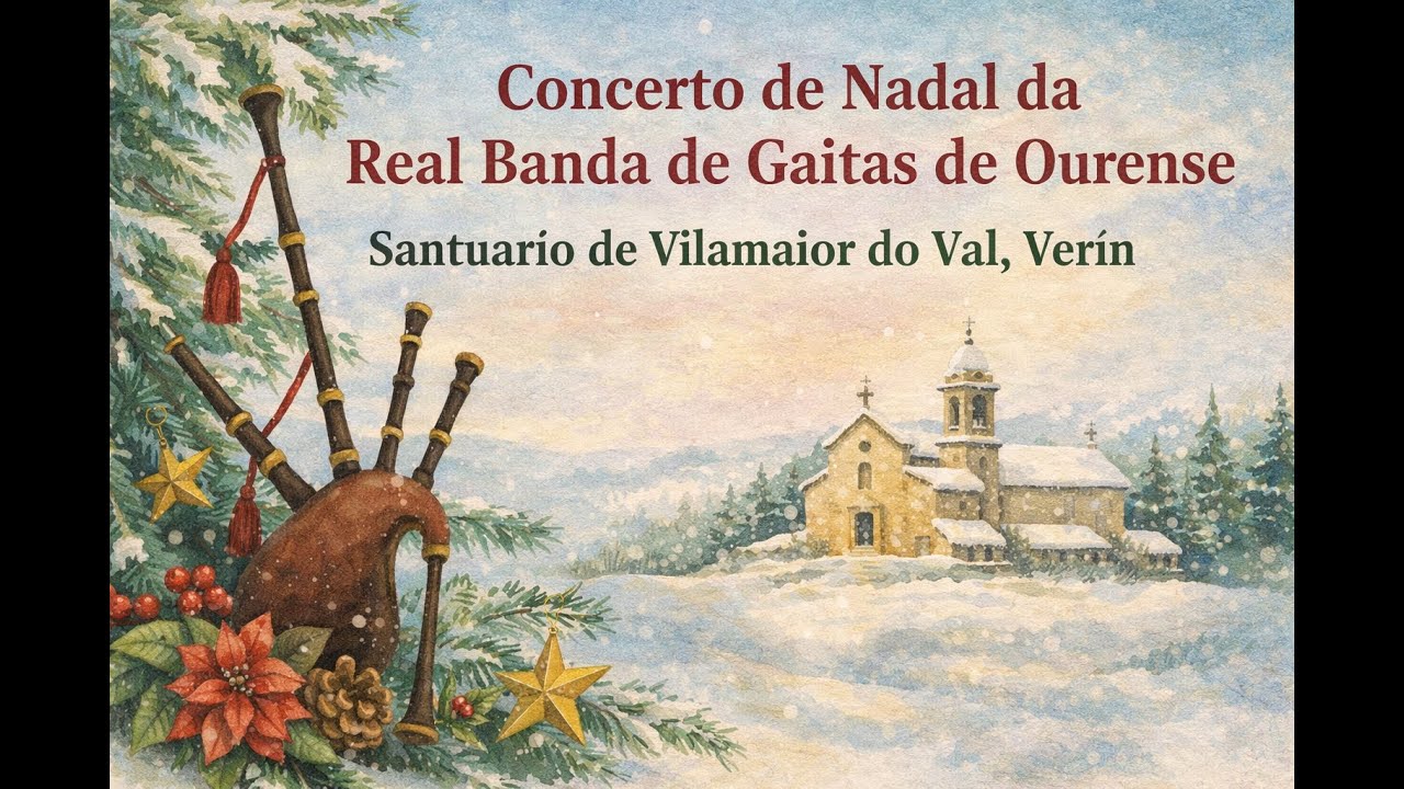 CONCERTO DE NADAL DA REAL BANDA DE GAITAS DE OURENSE