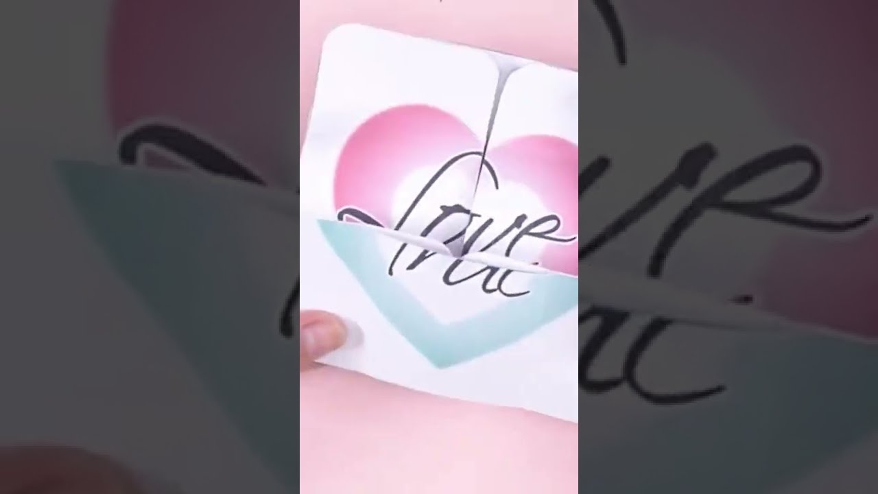 How To Make An Endless Love Valentine Card | Magic Card 