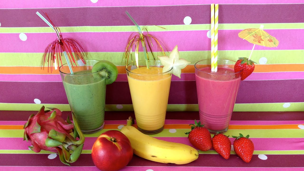BEST 3 SUPER-HEALTHY and  TASTY SMOOTHIE RECIPES