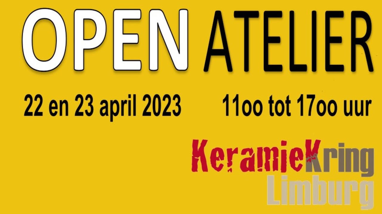 Open Atelierdagen Keramiek Kring Limburg KKL